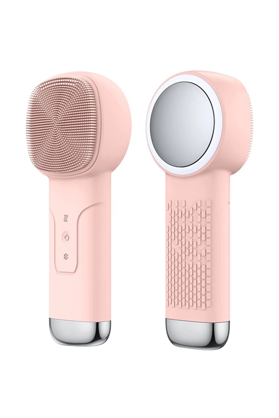 Toree 2-in-1 Electric Silicone Facial Cleansing Brush & Massager with Heating & Cooling Therapy for Deep Pore Cleaning - Image 3