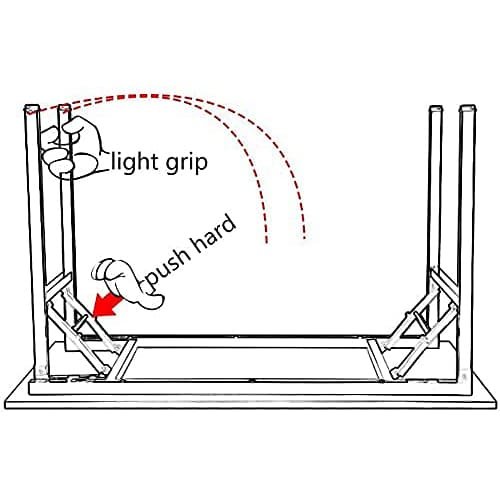 SND Homes Computer Desk Folding Table No-Assembly Modern Desk for Small Spaces Study Writing Desk with Storage Shelf Desks for Students and Work from Home (100 X 50 cm Walnut Brown) - Image 8