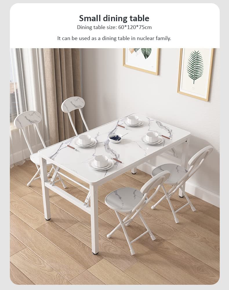 SND Homes Foldable Solid Wood Office Table and Workstations /Computer Table/Work Desk for Kids/Adults - No Assembly Required (80 X 40 Molded Black) - Image 3