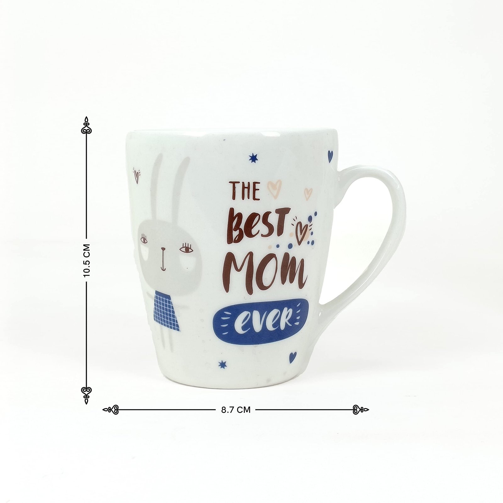 StarAndDaisy Coffee Mug - Ceramic Bone China Microwave Safe Tea Coffee Milk Cups Set of 2 - SND-MM-27 - Image 3