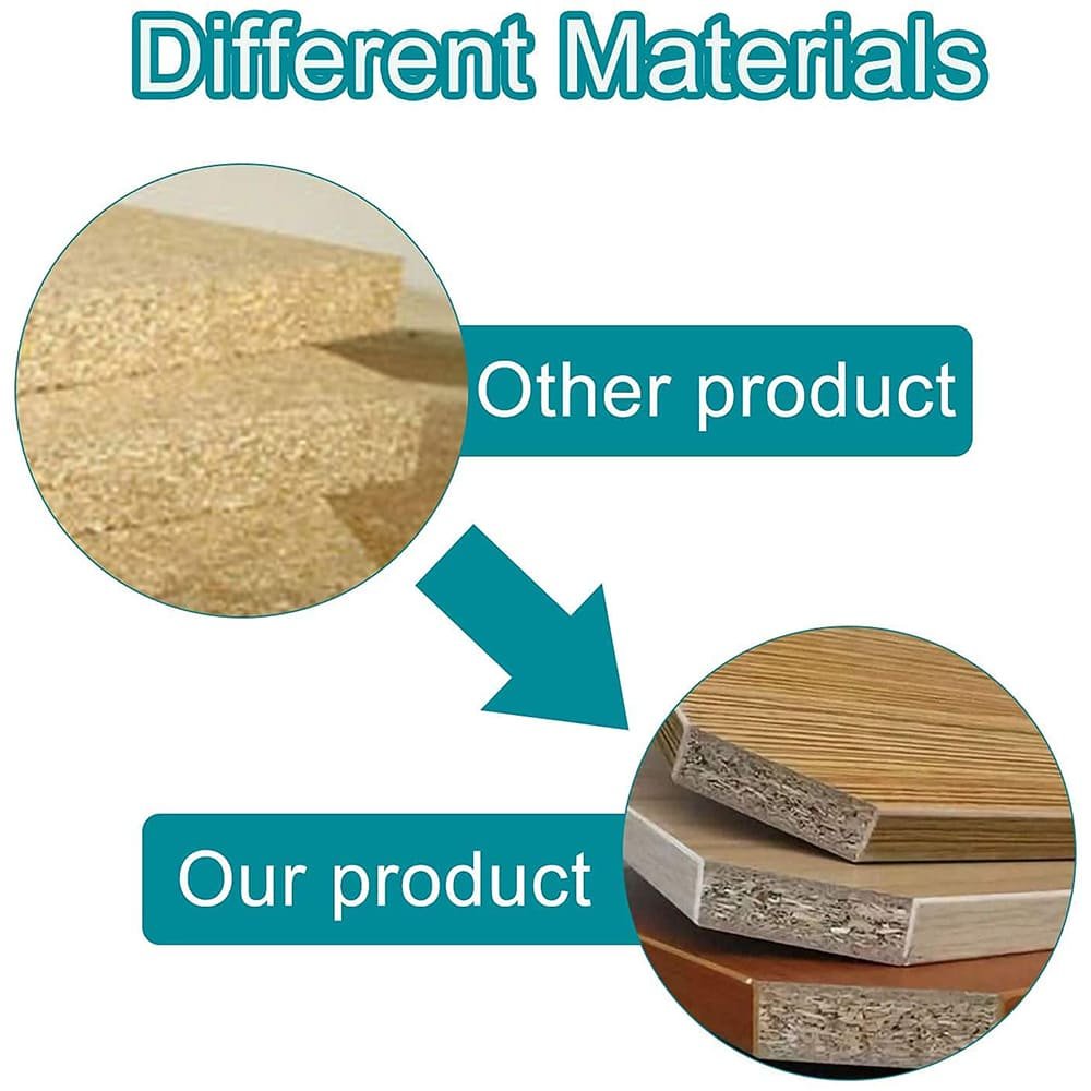 SND Homes Computer Desk Folding Table No-Assembly Modern Desk for Small Spaces Study Writing Desk with Storage Shelf Desks for Students and Work from Home (100 X 50 cm Walnut Brown) - Image 6