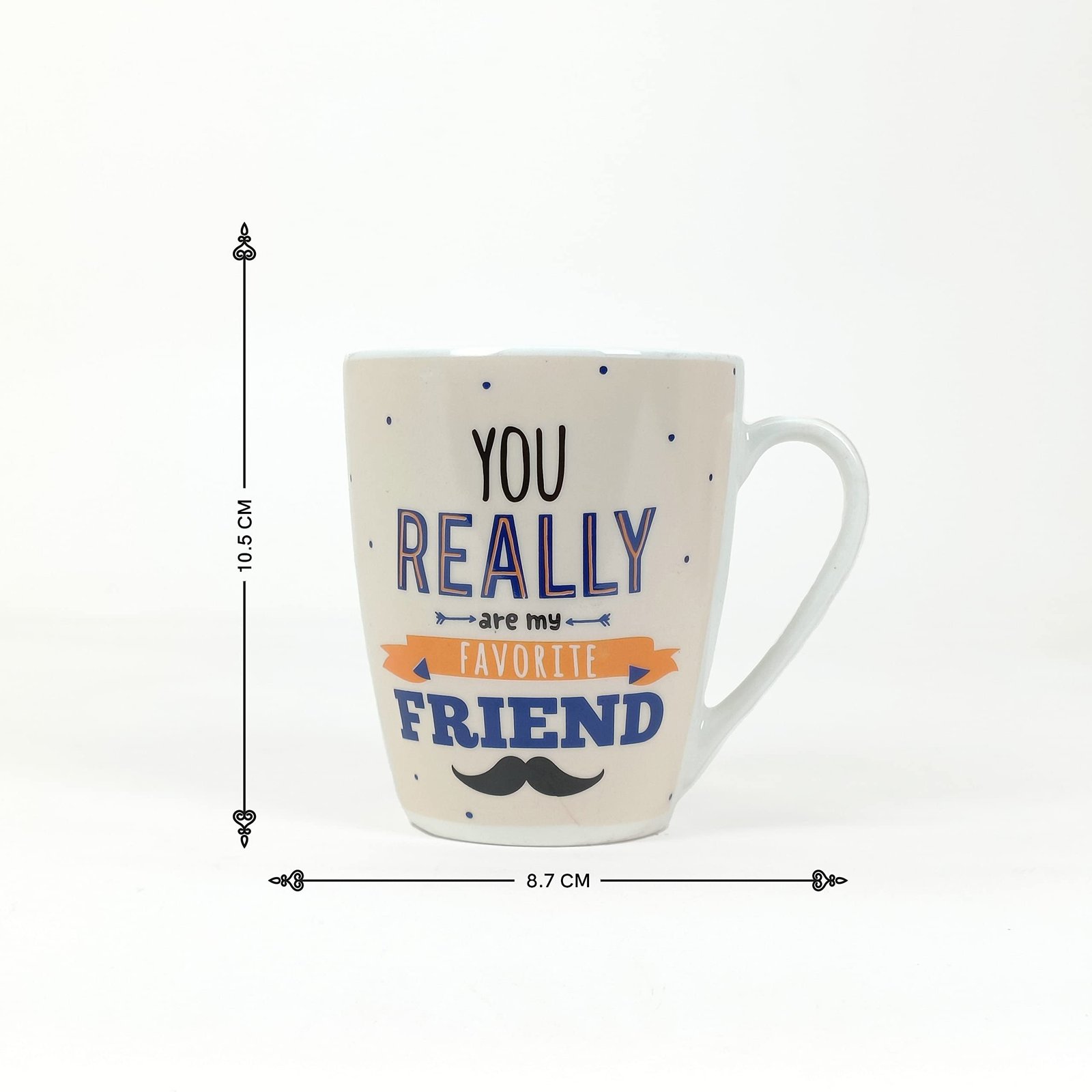 StarAndDaisy Coffee Mug Set of 2 - Dishwasher & Microwave Safe - Ceramic Bone China Cup to Gift to Best Friend - Image 5