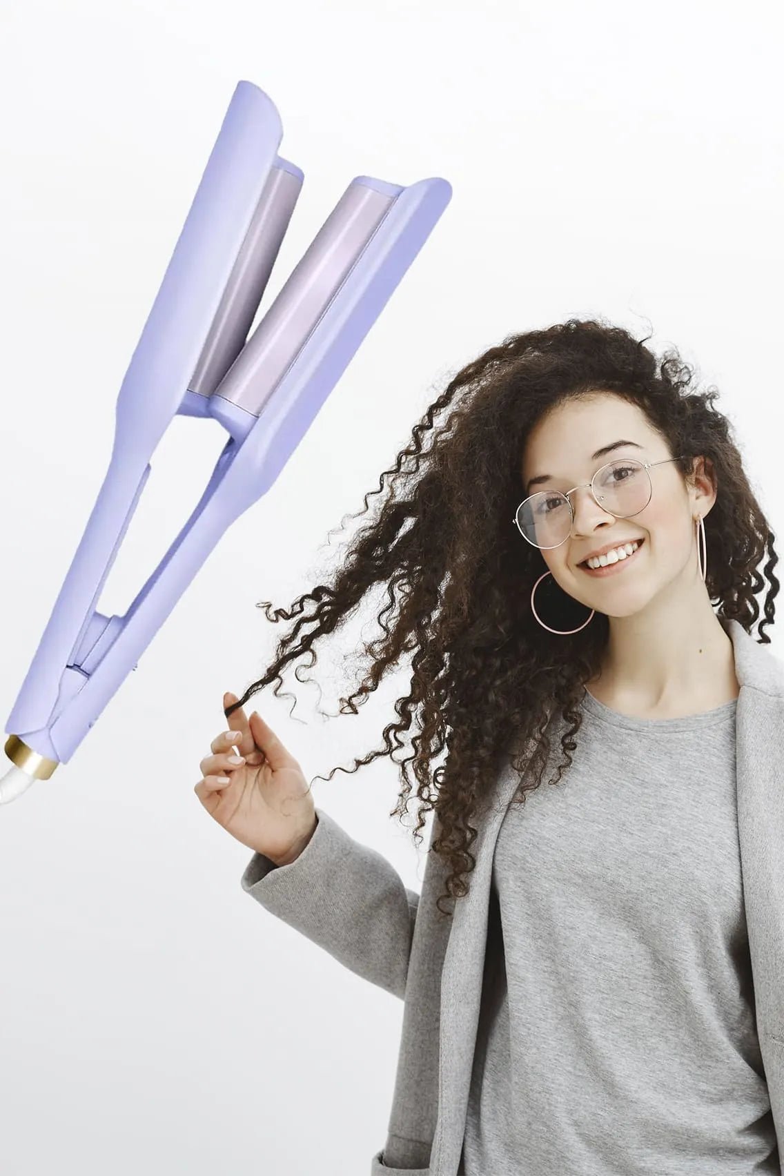 Toree Ceramic Hair Curler with Fast Heating & Water Ripple Styling Technology 32mm - Image 2