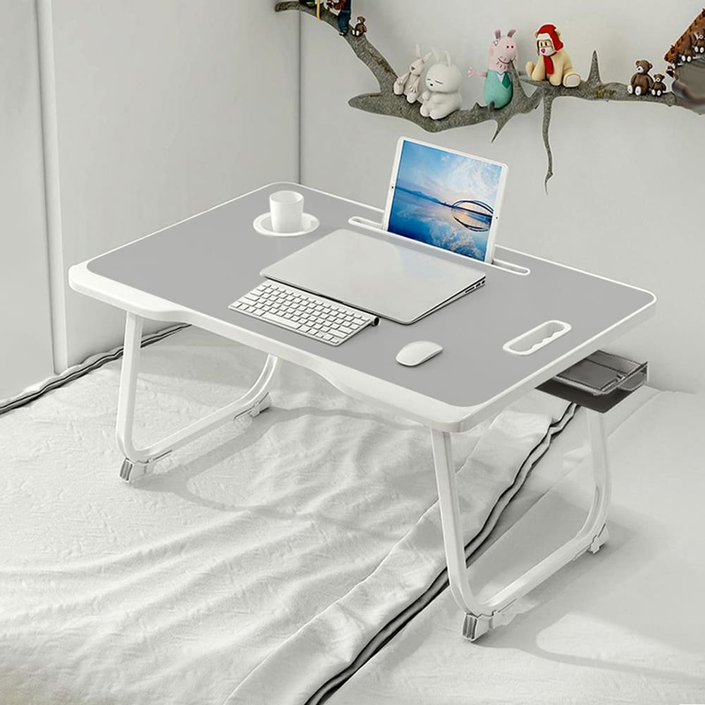 SND Homes 'Bed Buddy' Laptop Desk, Portable Foldable Laptop Bed Table for Bed and Sofa with Drawer - Image 3