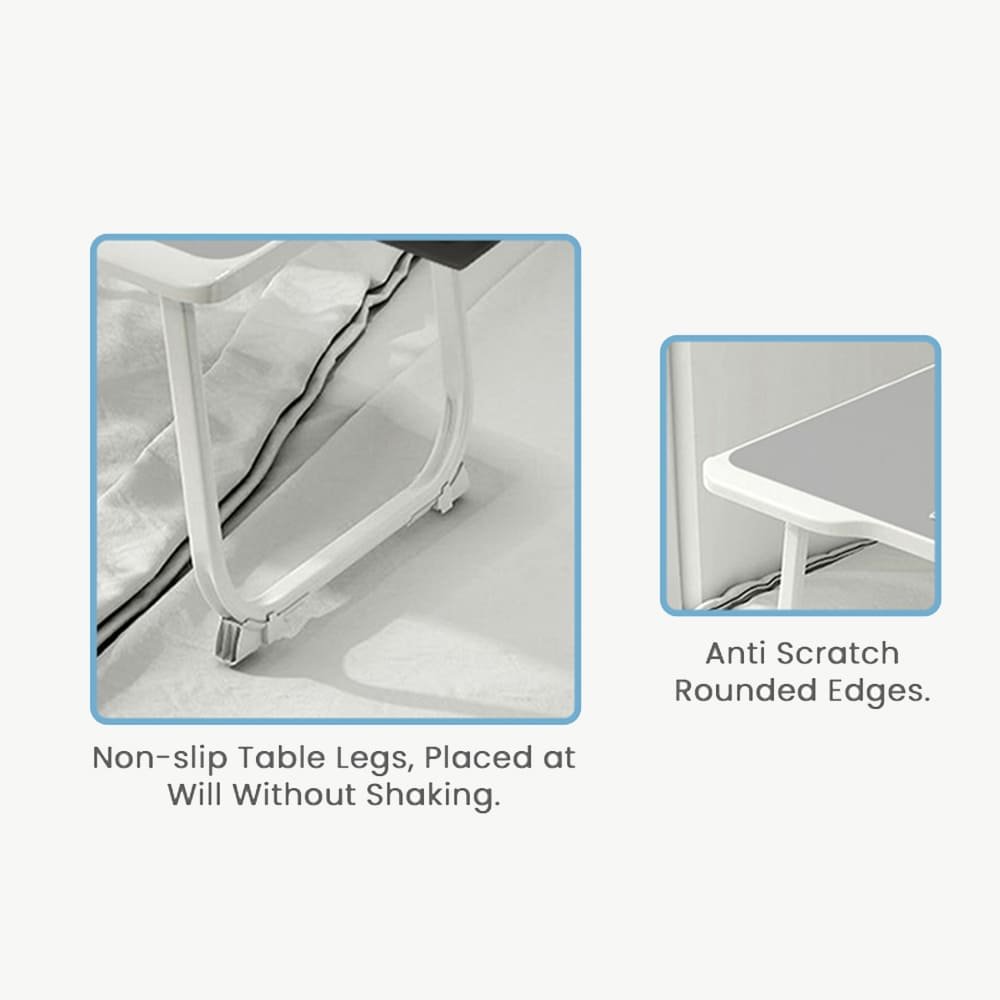 SND Homes 'Bed Buddy' Laptop Desk, Portable Foldable Laptop Bed Table for Bed and Sofa with Drawer - Image 5