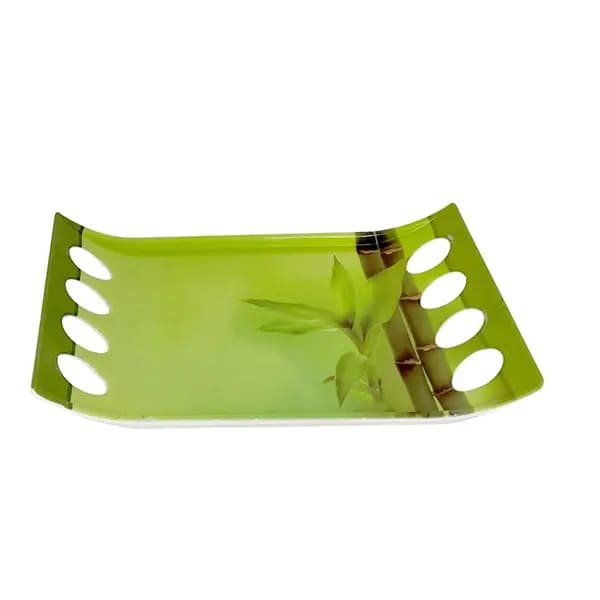 SND Homes Premium Melamine Break Resistant Flora Serving Tray - Set of 3 - Image 4