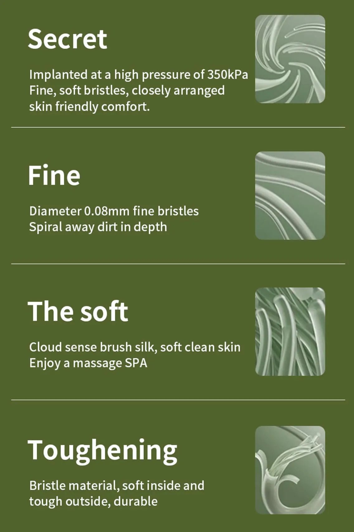 Toree Electric Bath Brush for Body & Face Cleansing Brush with Long Handle – Rechargeable Exfoliating Shower Tool - Image 8