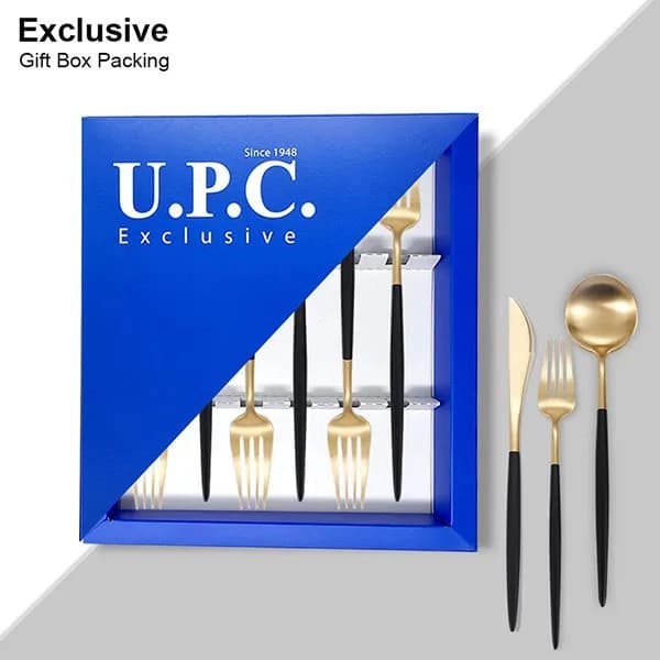 SND Homes Premium Royal Cutlery Set, Made of SUS 304, Gold Polished, High-end for Fine Dining (Set of 6 Dining Knives) - Image 6