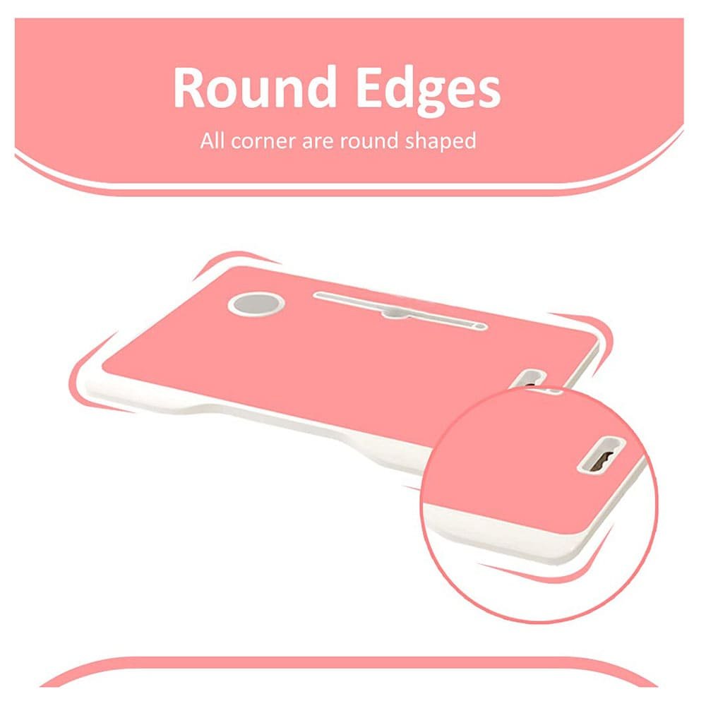 SND Homes Wood Portable Laptop Table (Finish Color - Combination-Pink, Pre Assembled) - Image 4