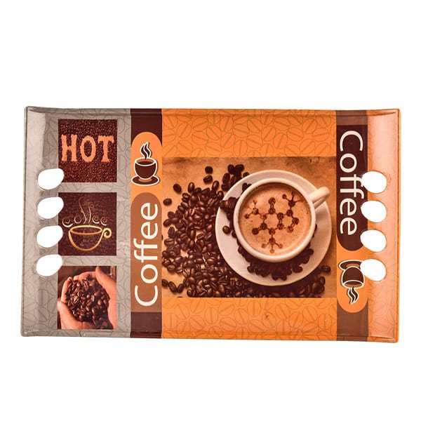 SND Homes Premium Melamine Break Resistant Serving Tray Set Shape-Royal Modern Designs(Set of 3 - S, M, L)