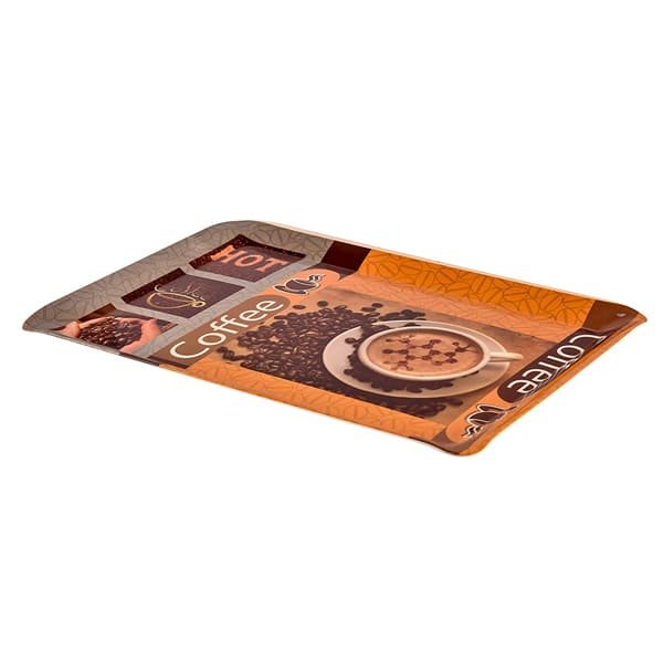 SND Homes Premium Melamine Break Resistant Serving Tray Set Flora Shape Modern Designs(Set of 3 - S, M, L) - Image 2