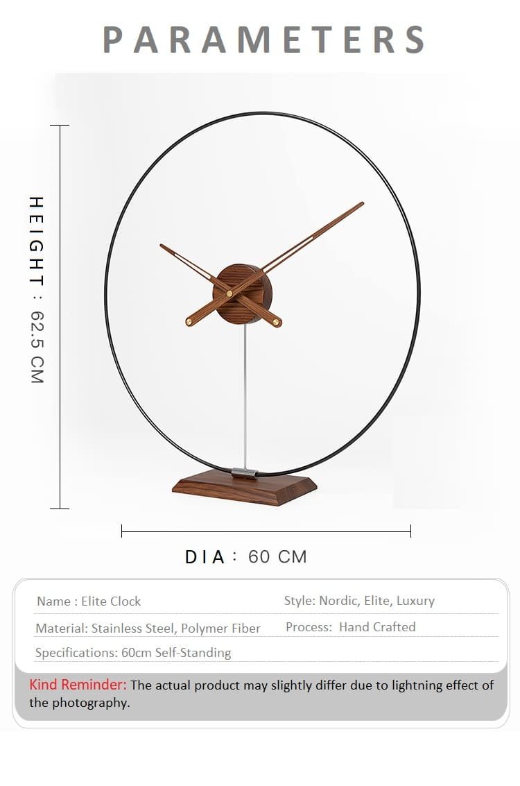 SND Home Décor Handcrafted Elite - Wall and Table Clock for Modern Life-Style and High-End Luxury - Image 5
