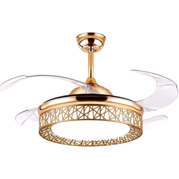 SND Home Decor Golden Angel Ceiling Fans 4 Retract…