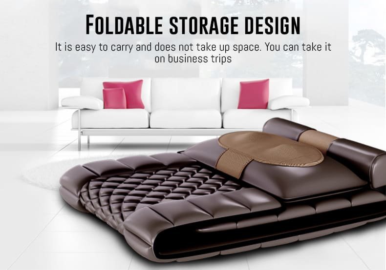 StarAndDaisy 4D Massage Mattress, Kneading Vibration Heating Massage Chair, Neck, Shoulder And Waist Massager For The Elderly (Brown) - Image 17