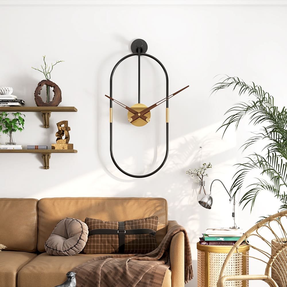 SND Designer Wall Clock with Modern Look for Dining Room, Lobby & Bedroom