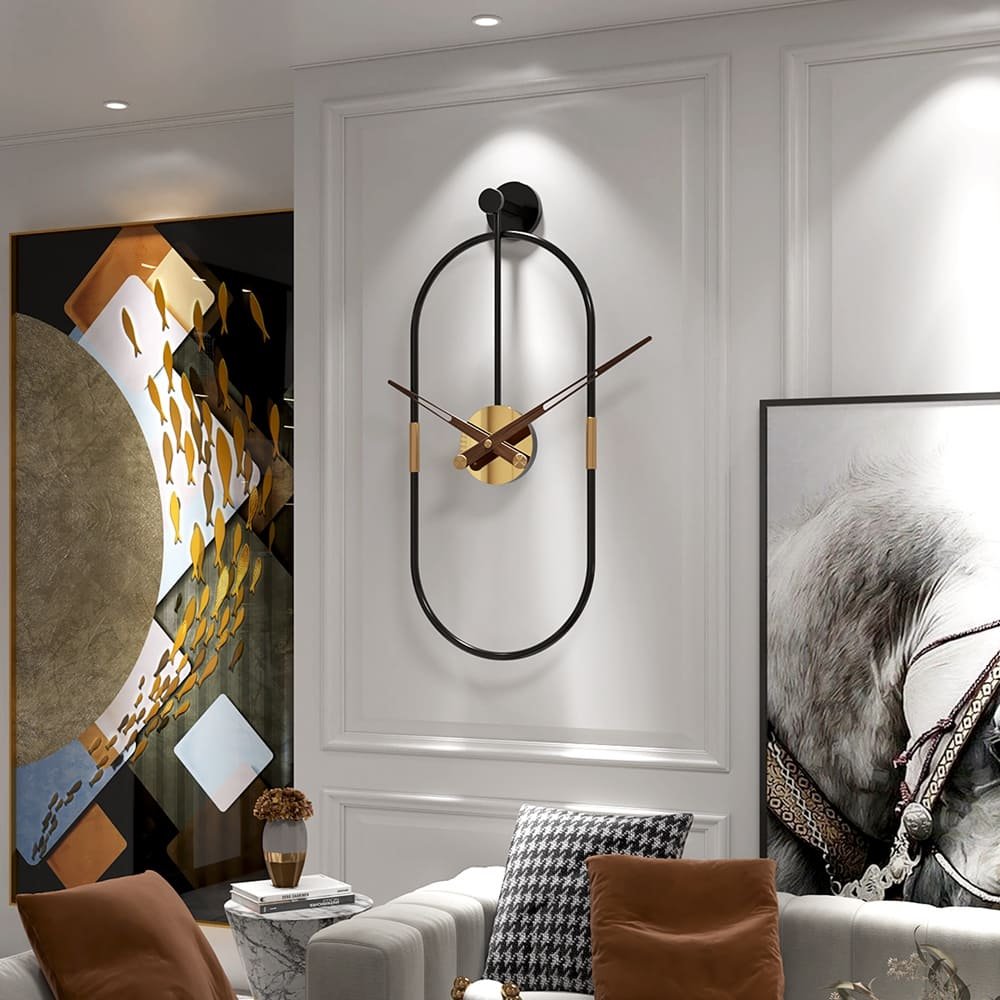SND Designer Wall Clock with Modern Look for Dining Room, Lobby & Bedroom - Image 2