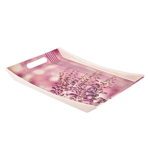 SND Homes Premium Melamine Break Resistant Serving Tray Set Shape-Ocean Modern Designs(Set of 3 - S, M, L) - Image 4