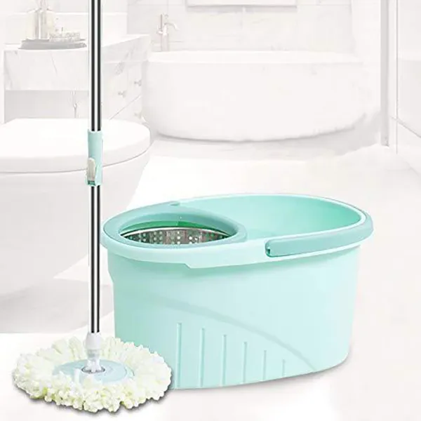 SND Homes Easy Series Smart Spin Mop with SS Rod and Wringer