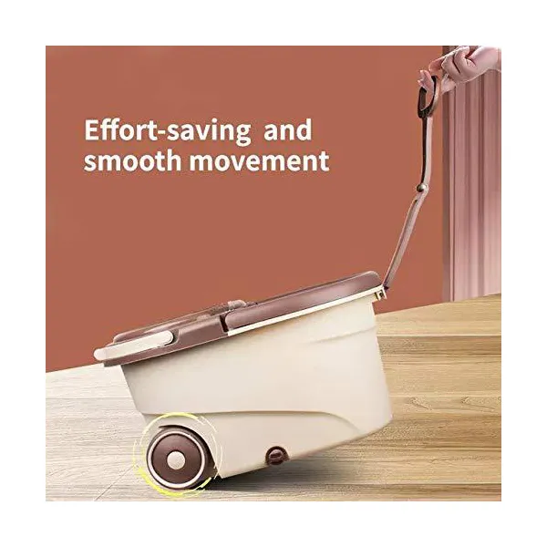 SND Homes Modular Design Easy Clean Spin Mop with SS Rod and Stainer - Image 2