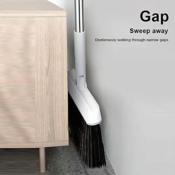 SND Homes Premium Broom with Dust Collector - with Microfiber Static Brush for Easy Cleaning - Image 3
