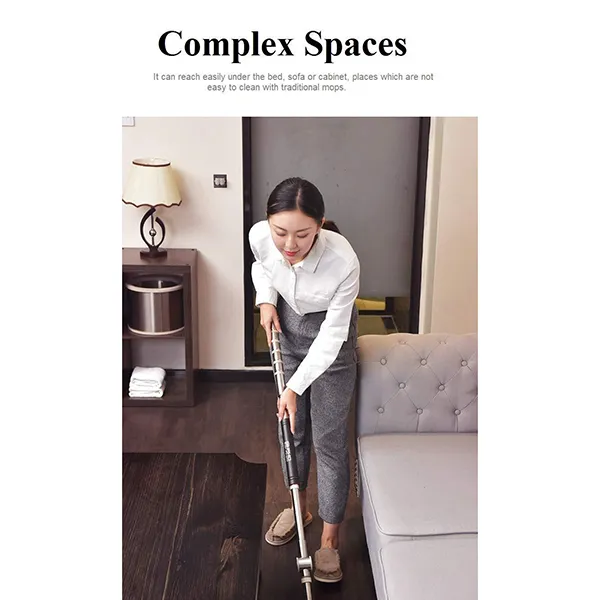 SND Homes Pure Stainless Steel Revolutionized Spin Mop Equipped with Elution Scrubber Technology - Image 2