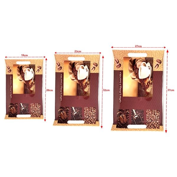 SND Homes Crystal Ocean Series Melamine Serving Tray (Multicolour, Small, Medium and Large) - Set of 3 - Image 4